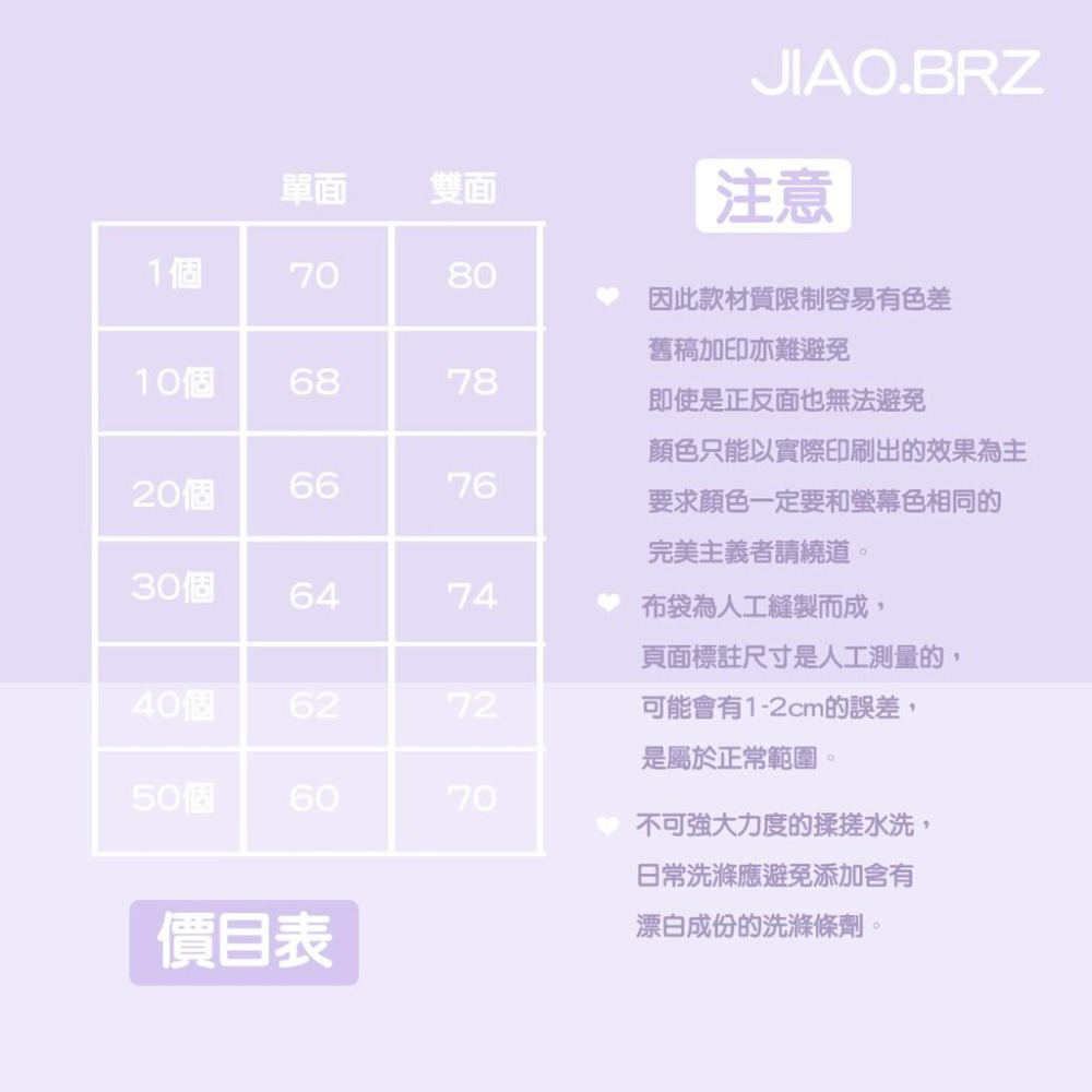 【覺JIAO】1個起印／少量 帆布袋  零錢包 帆布包 帆布零錢包／印刷／印製／訂製／客製化 帆布 生日禮物 來圖訂制-細節圖2