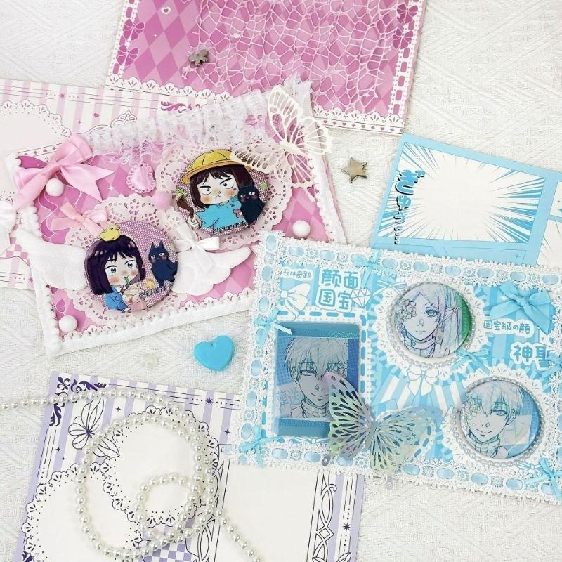 【覺JIAO】痛包背版☛ 徽章 裝飾 可愛 包包 二次元卡通素材製 材料-細節圖2