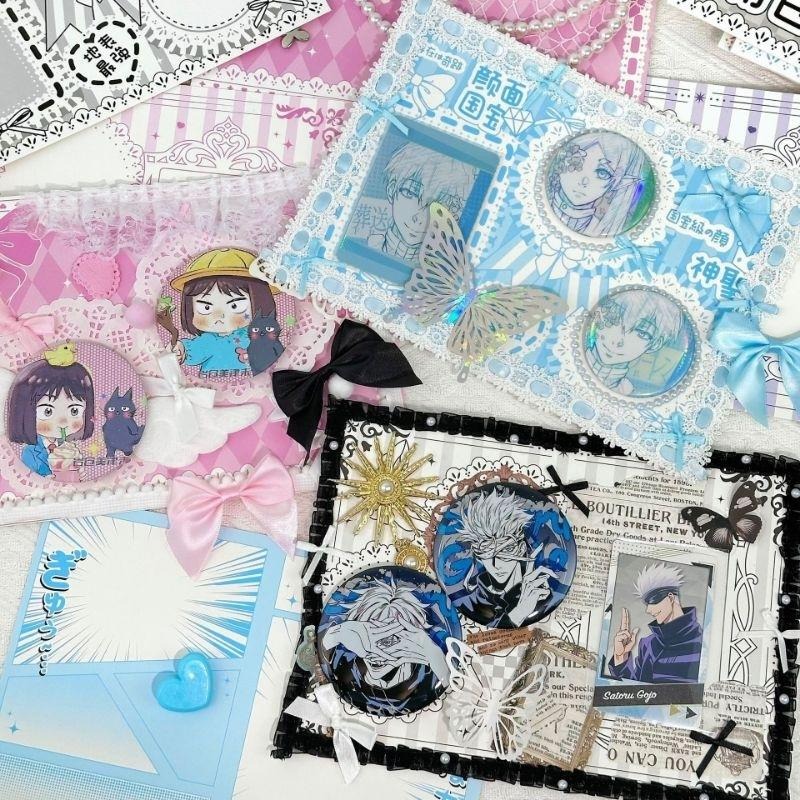 【覺JIAO】痛包背版☛ 徽章 裝飾 可愛 包包 二次元卡通素材製 材料-細節圖3