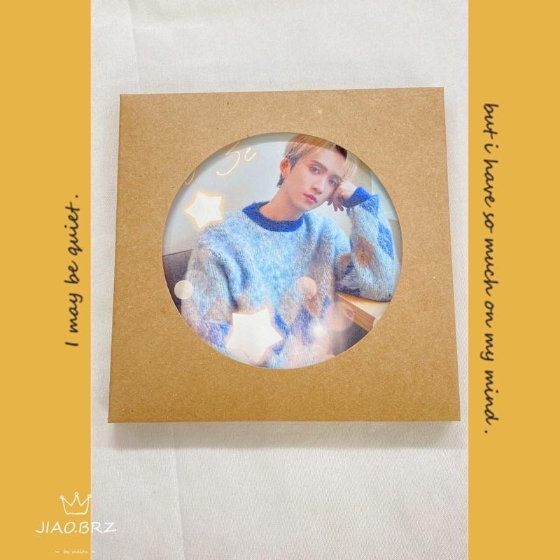 【覺JIAO】周邊☛  邱鋒澤 五堅情 杯墊 陶瓷杯墊 陶瓷 杯墊 飯製 現貨 鋒澤 Feng Ze  狼人殺  邱舞狼-細節圖3