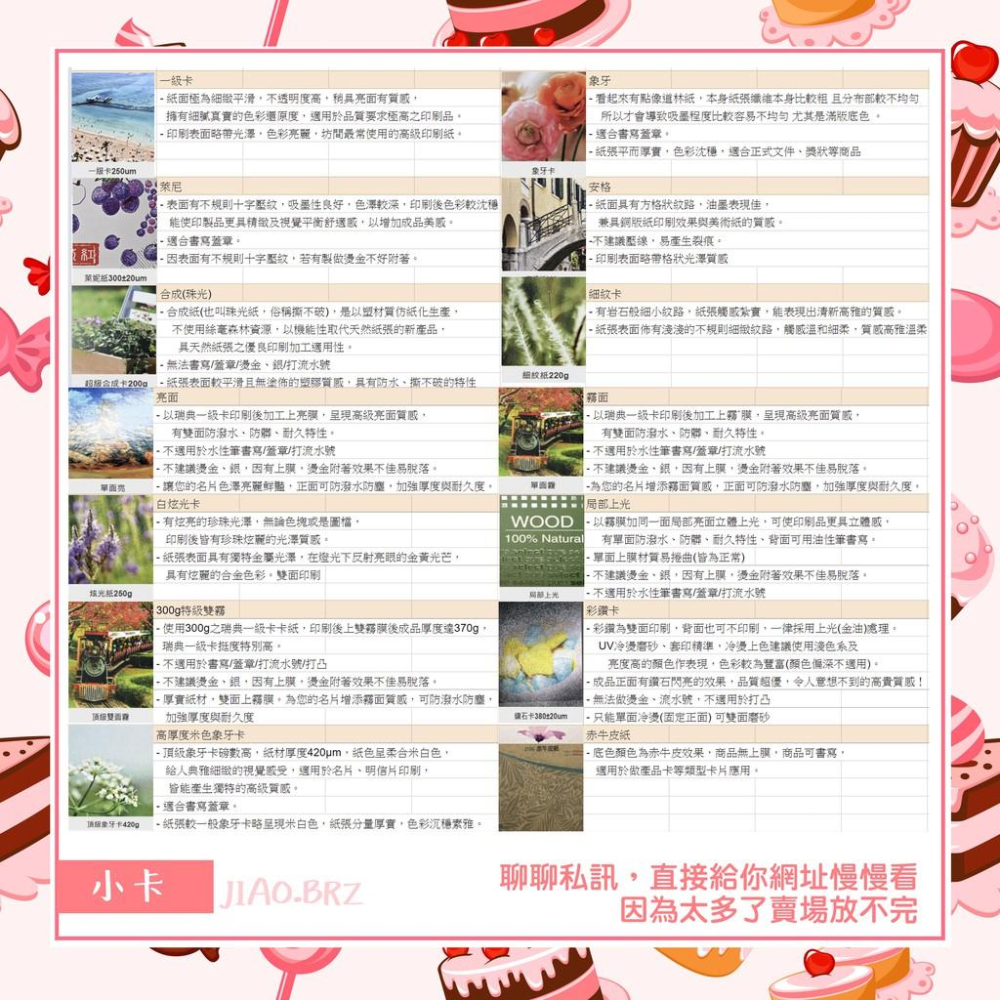 【覺JIAO】卡類總攬／各式材質小卡／透卡／明信片／紙膠帶／造型小卡／書籤／吊牌 ／會員卡／偽信用卡／紙質杯墊/A4海報-細節圖2