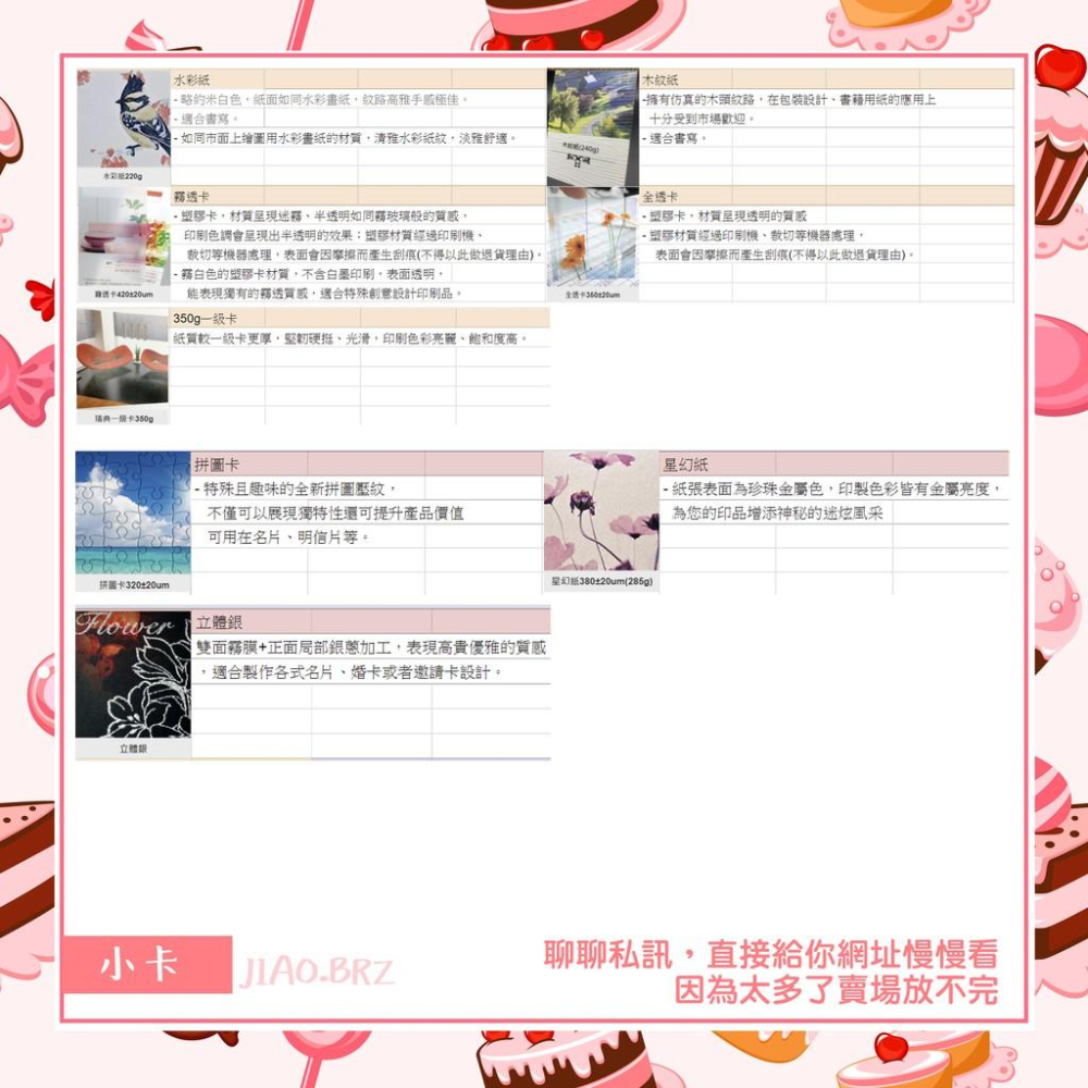 【覺JIAO】卡類總攬／各式材質小卡／透卡／明信片／紙膠帶／造型小卡／書籤／吊牌 ／會員卡／偽信用卡／紙質杯墊/A4海報-細節圖3