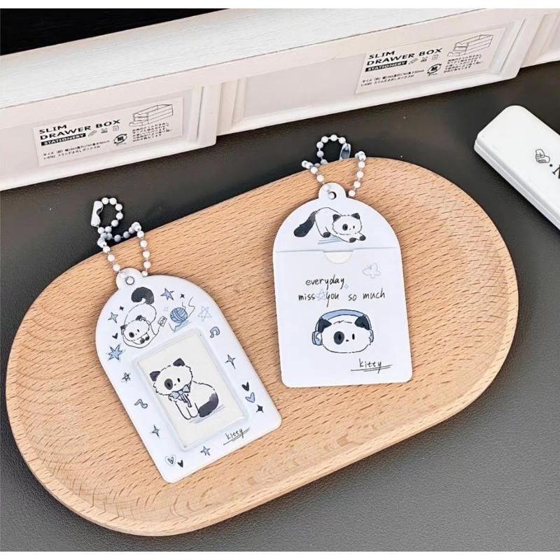 【覺JIAO】塗鴉小動物PVC卡套☛Ins風 PVC 卡套 證件照卡套 收納 一寸證件照尺吋-細節圖2