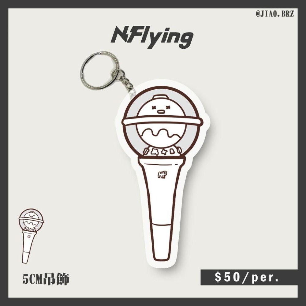 【覺JIAO】韓星☛ N.Flying手燈 胸針 徽章 鑰匙圈 吊飾  飯製 飯繪 李承協 車勳、金宰鉉 柳會勝 徐東成-細節圖3