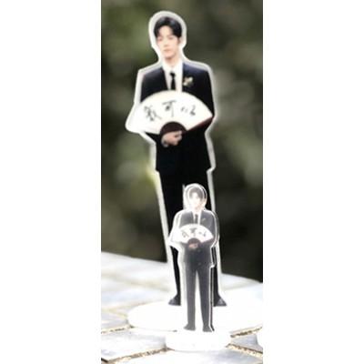 【覺JIAO】周邊☛  肖戰 明星周邊 立牌 定制 亞克力 雙面 站牌 應援 桌面 擺件  BIGBIGHEAD 代理-細節圖3