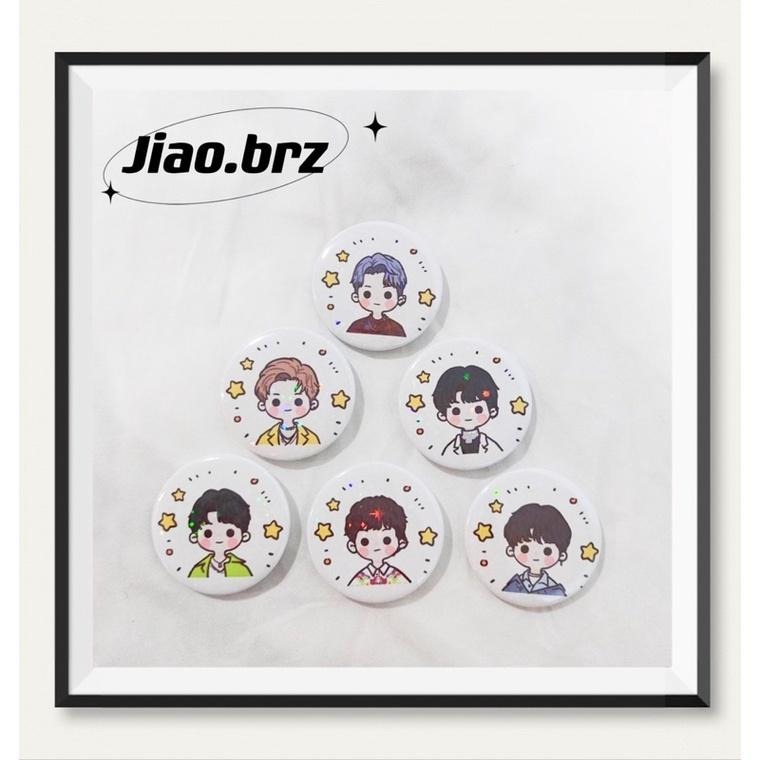 【覺JIAO】雷射 徽章☛ ATB 原子少年 地球 OZONE 周子翔 李哲言 周祖安 林佳辰 林煥鈞 黃文廷 佳辰-細節圖2