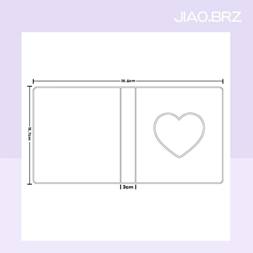 【覺JIAO】1本起印／ 鏤空卡冊 活頁卡冊 小卡卡冊 專輯 相冊 專輯小卡 收納冊／應援／印刷／印製 活頁 鏤空活頁-細節圖2