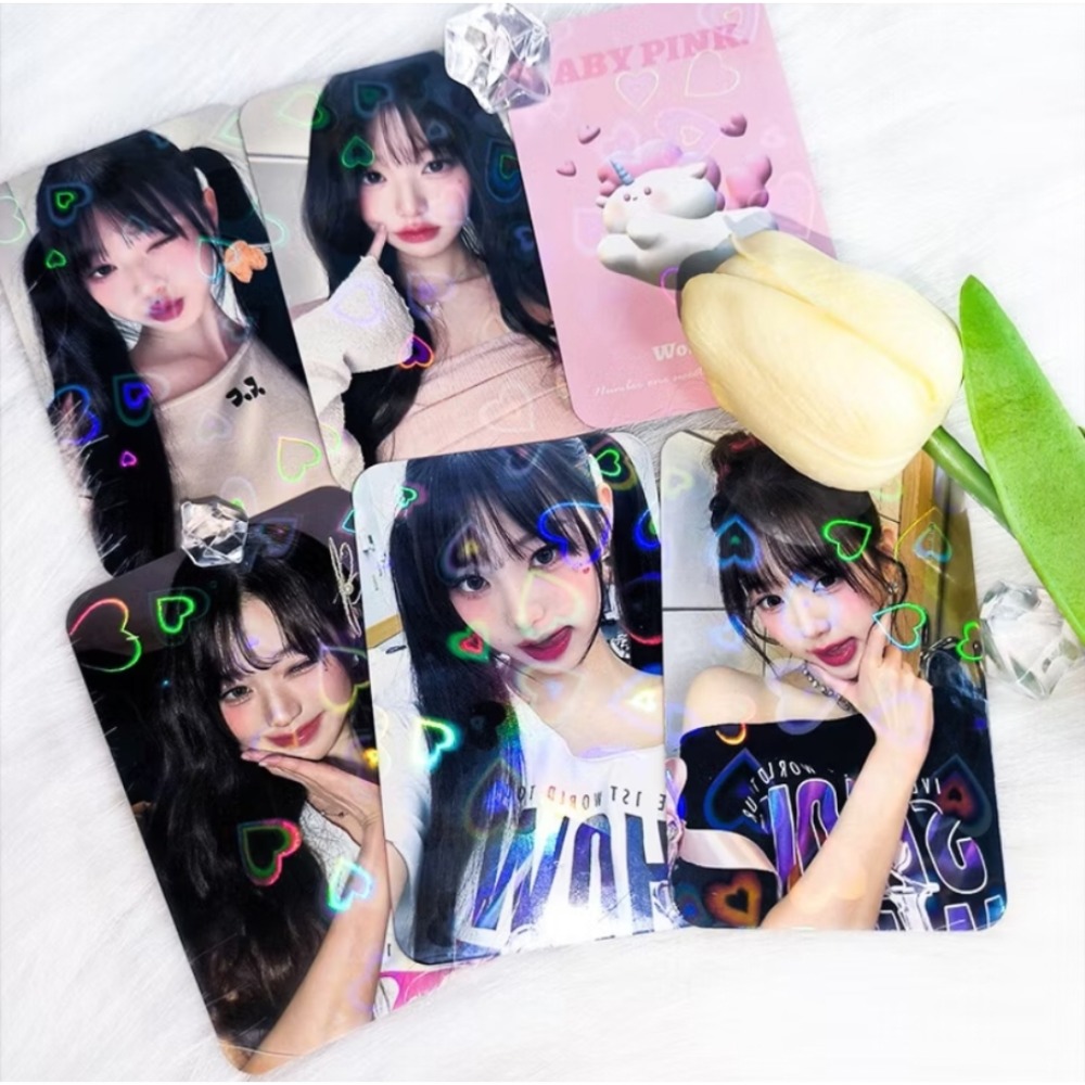 【覺JIAO】愛心雷射小卡☛ IVE 張員瑛 雷射小卡 愛豆 自拍飯製 小卡 自拍-細節圖2