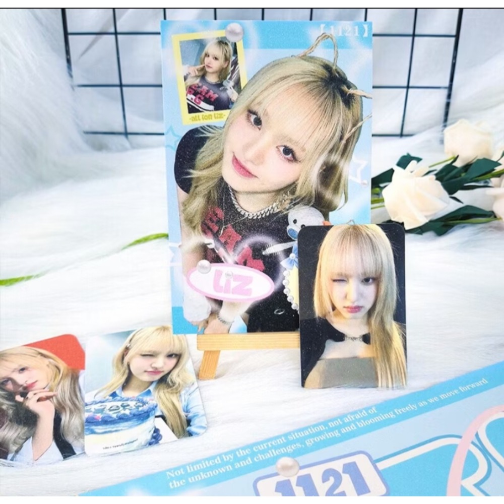 【覺JIAO】韓星☛ IVE 滿天星手幅 秋天 安兪眞 直井怜 張員瑛 Liz	Leeseo 李瑞Yujin	Rei-細節圖2