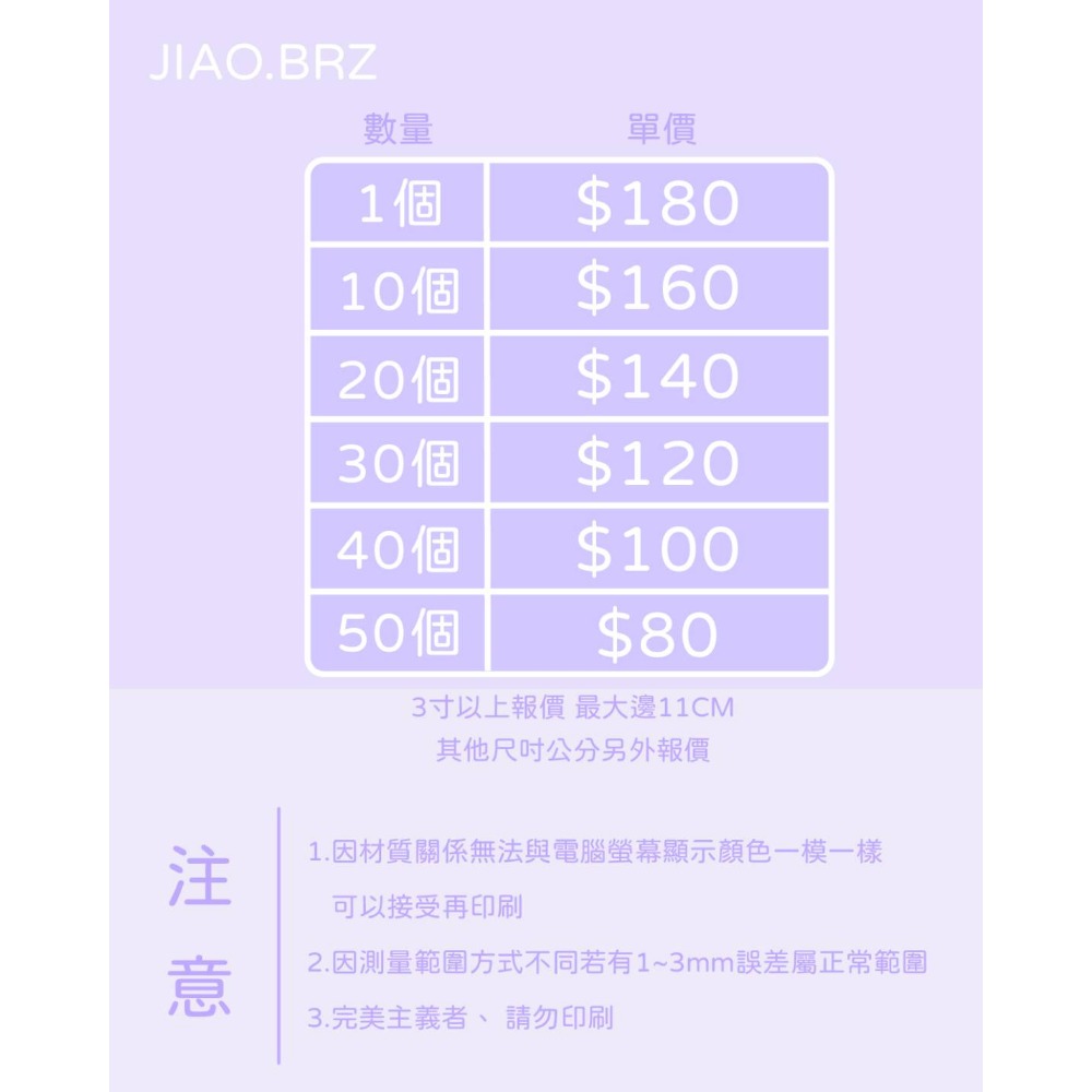 【覺JIAO】少量印刷／壓克力小卡立牌 偶像周邊／演唱會  應援 來圖製作／印刷／印製／訂製／客製化 小卡立牌 待上架-細節圖3