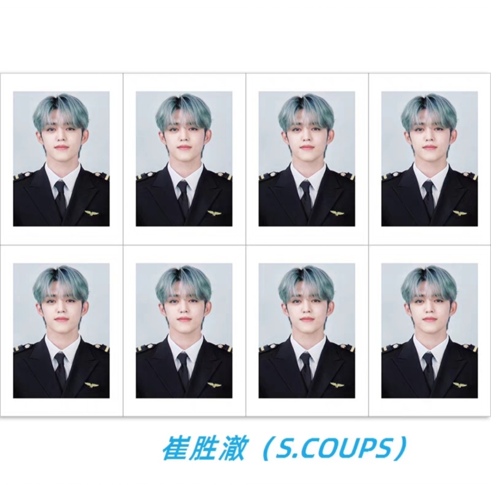 【覺JIAO】周邊☛‎ SEVENTEEN 證件照 飯製 淨漢 知秀 Jun Hoshi 圓佑 WOOZI DK-規格圖1