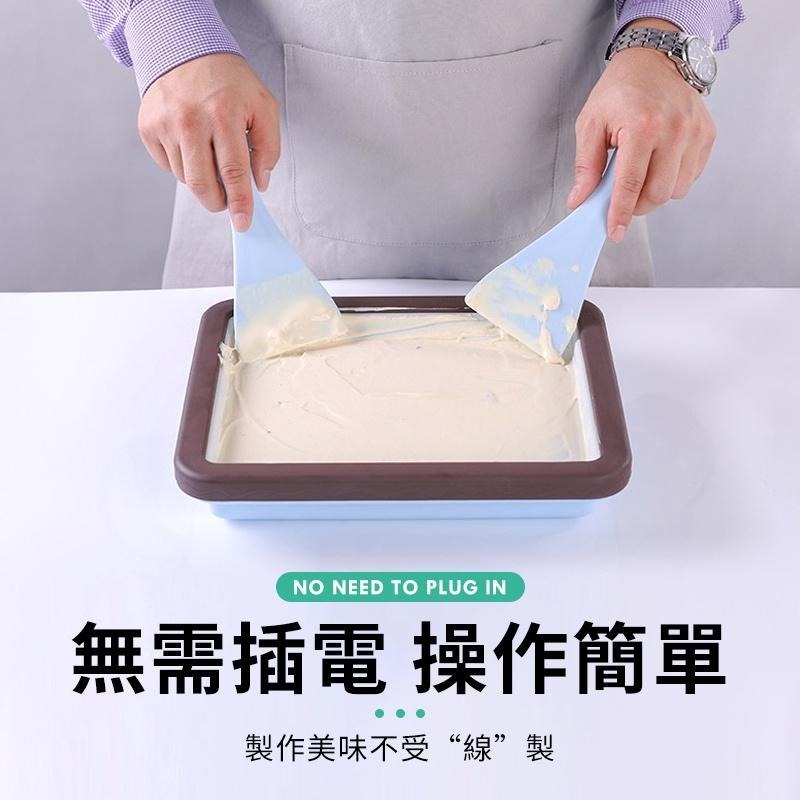 【安全食用級】家用小型炒冰器 大熱天家用冰沙機 便攜式炒冰機 兒童自製 小型炒冰盤【D1-01222】-細節圖9