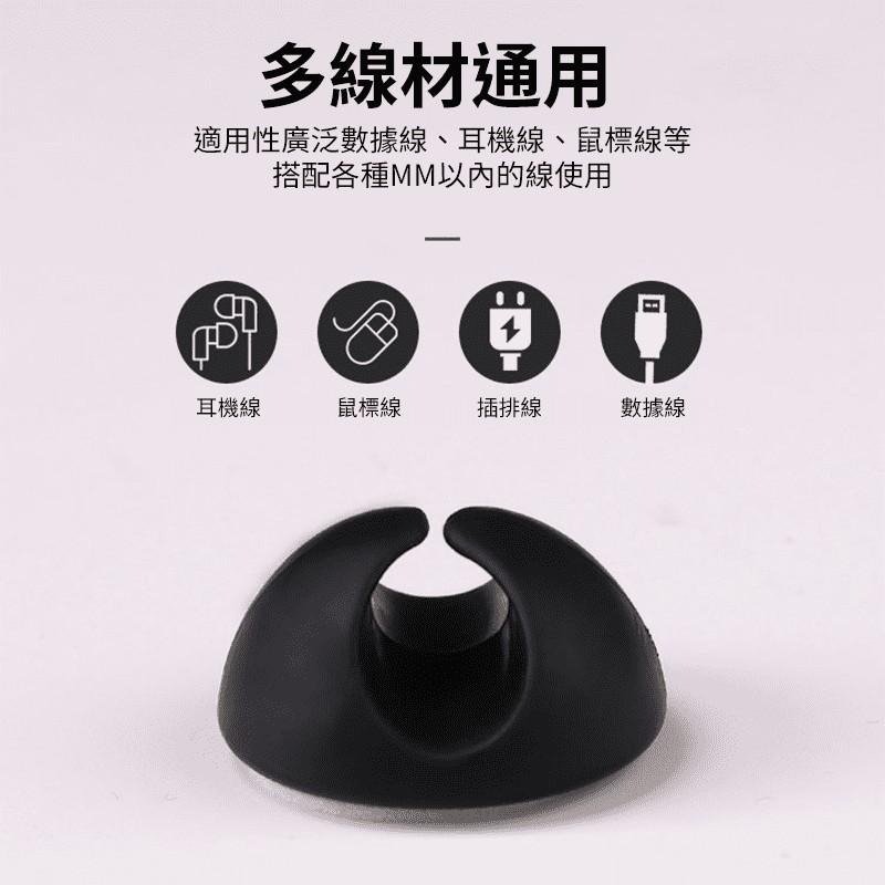 【三孔設計】多孔理線器 亞克力理線器 理線器固線器 集線器 桌面集線器 充電線收納 整線器 繞線器【D1-00163】-細節圖6