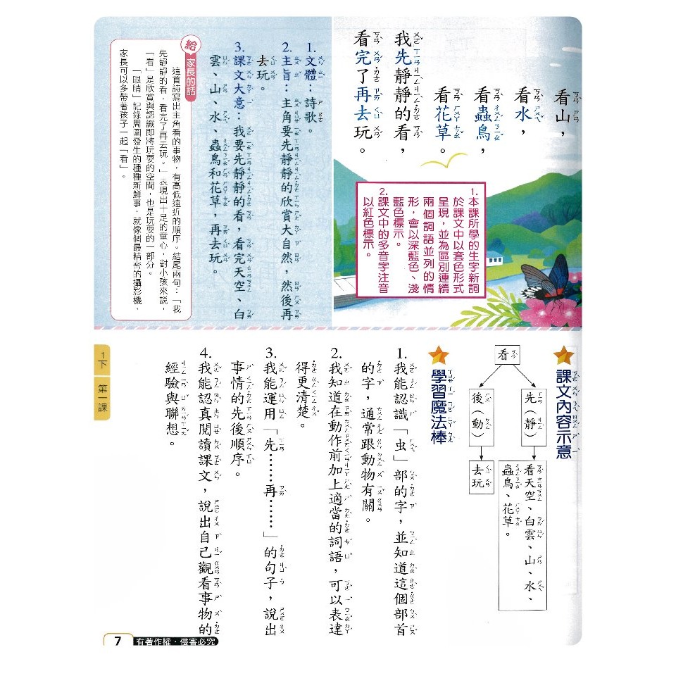 康軒國小 國語自修 1下-細節圖5