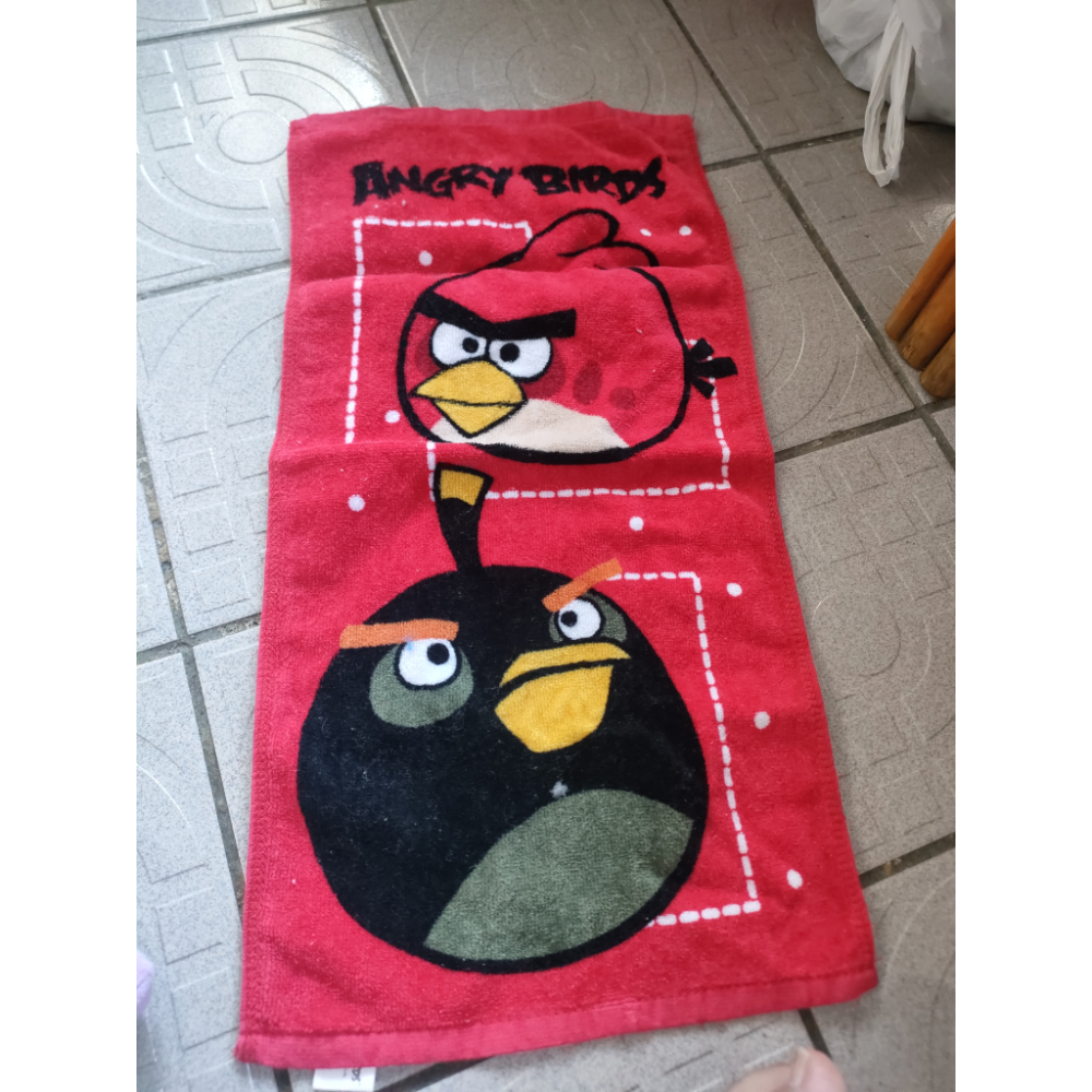 全新可愛限量遊戲憤怒鳥毛巾，只有一條，喜歡的朋朋不要錯過了-細節圖2