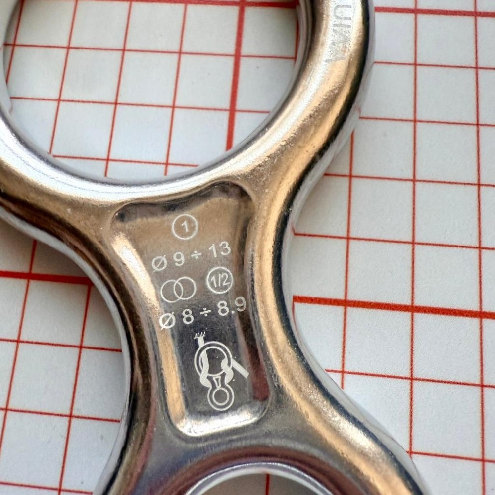 【隔壁山友】現貨+發票 Kong 下降器8 Classic Descender  八字環-細節圖3