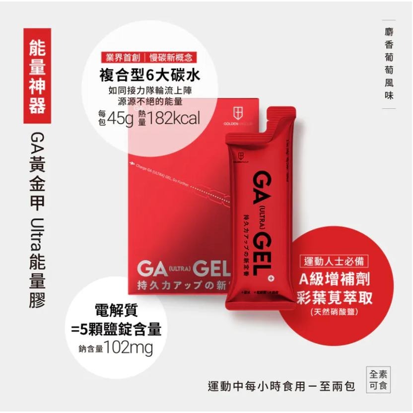【隔壁山友】GA黃金甲 核糖力捷凍 4號太空能量膠 ULTRA能量膠 大紅膠 GABA睿智膏 能量果膠 盒裝 果膠-細節圖5