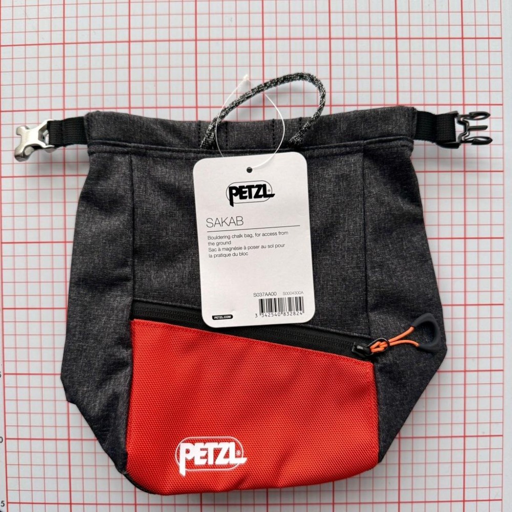 【隔壁山友】現貨+發票 Petzl SAKAB Bouldering chalk bag 粉袋 抱石粉袋 磁吸 攀岩-細節圖6