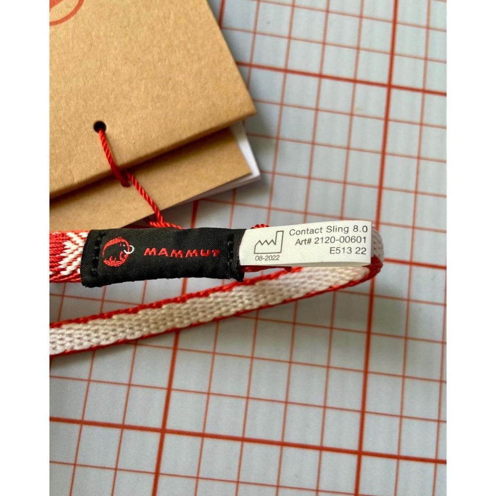 【隔壁山友】現貨+發票 Mammut Contact Sling 8.0 60cm 扁帶環 扁帶繩環 長毛象 攀岩 傳攀-細節圖2