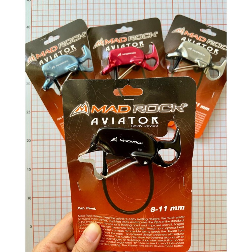 【隔壁山友】現貨+發票 Mad Rock Aviator Belay 確保器 可上方確保 攀岩-細節圖2