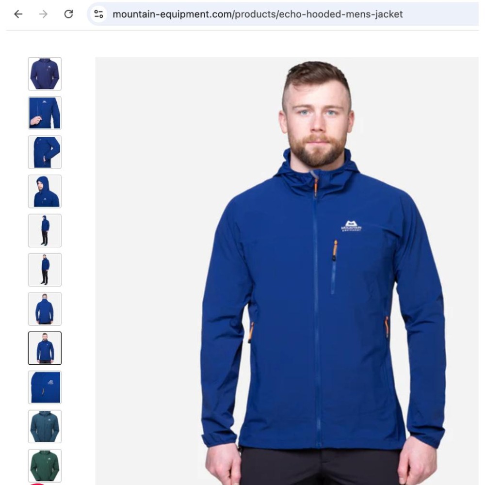 【隔壁山友】現貨+發票 Mountain Equipment Echo Hooded Jacket 連帽外套 軟殼外套-細節圖5