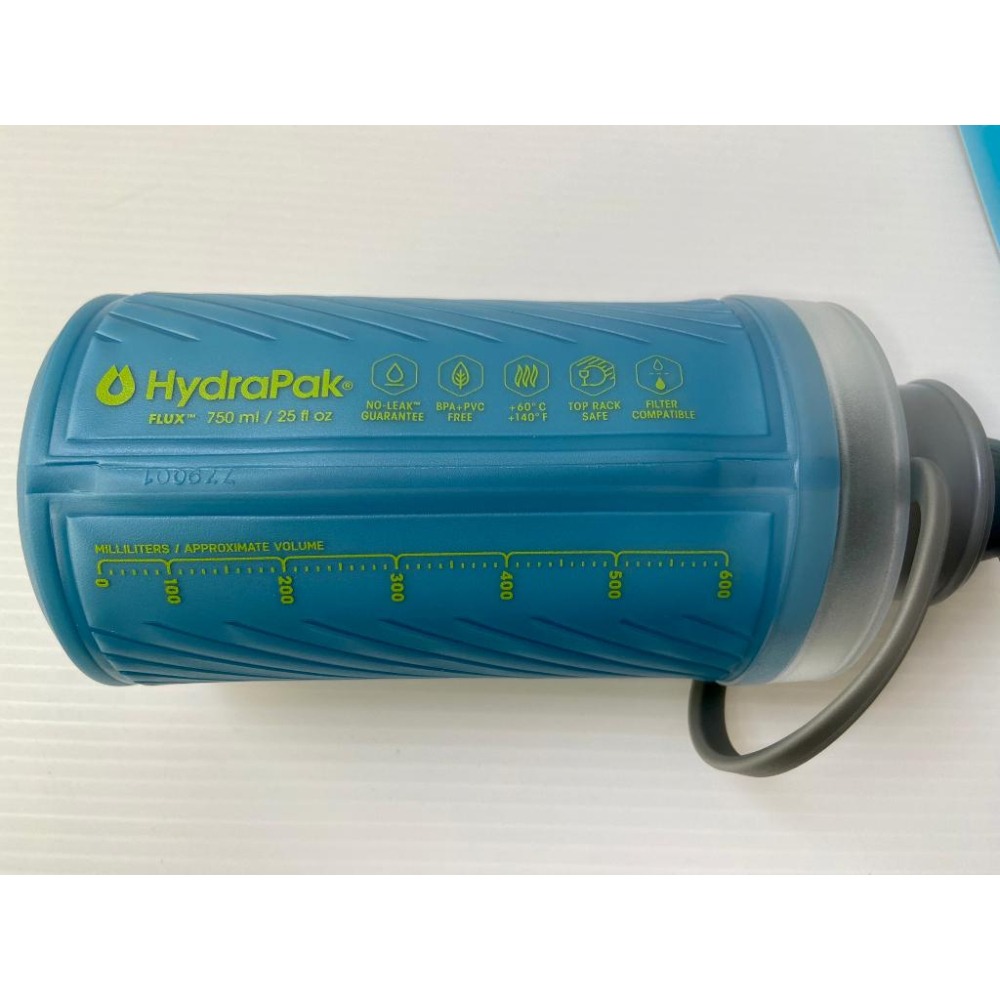 【隔壁山友】現貨+發票 Hydrapak Flux 1.5L / 1L / 750ml 摺疊水瓶 軟式水瓶 超輕量 新款-細節圖6