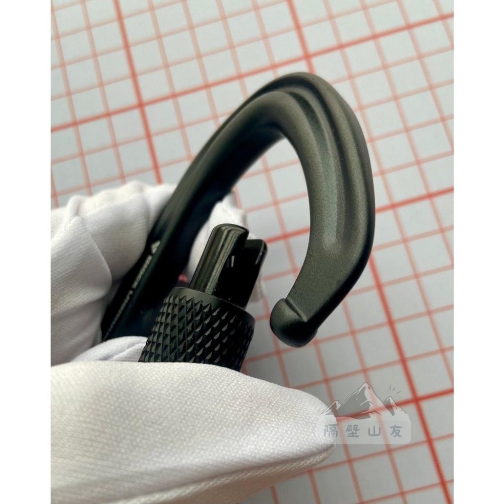 【隔壁山友】現貨+發票 Black Diamond Hotforge Screwgate 鉤環 黑色 攀岩鉤環-細節圖3