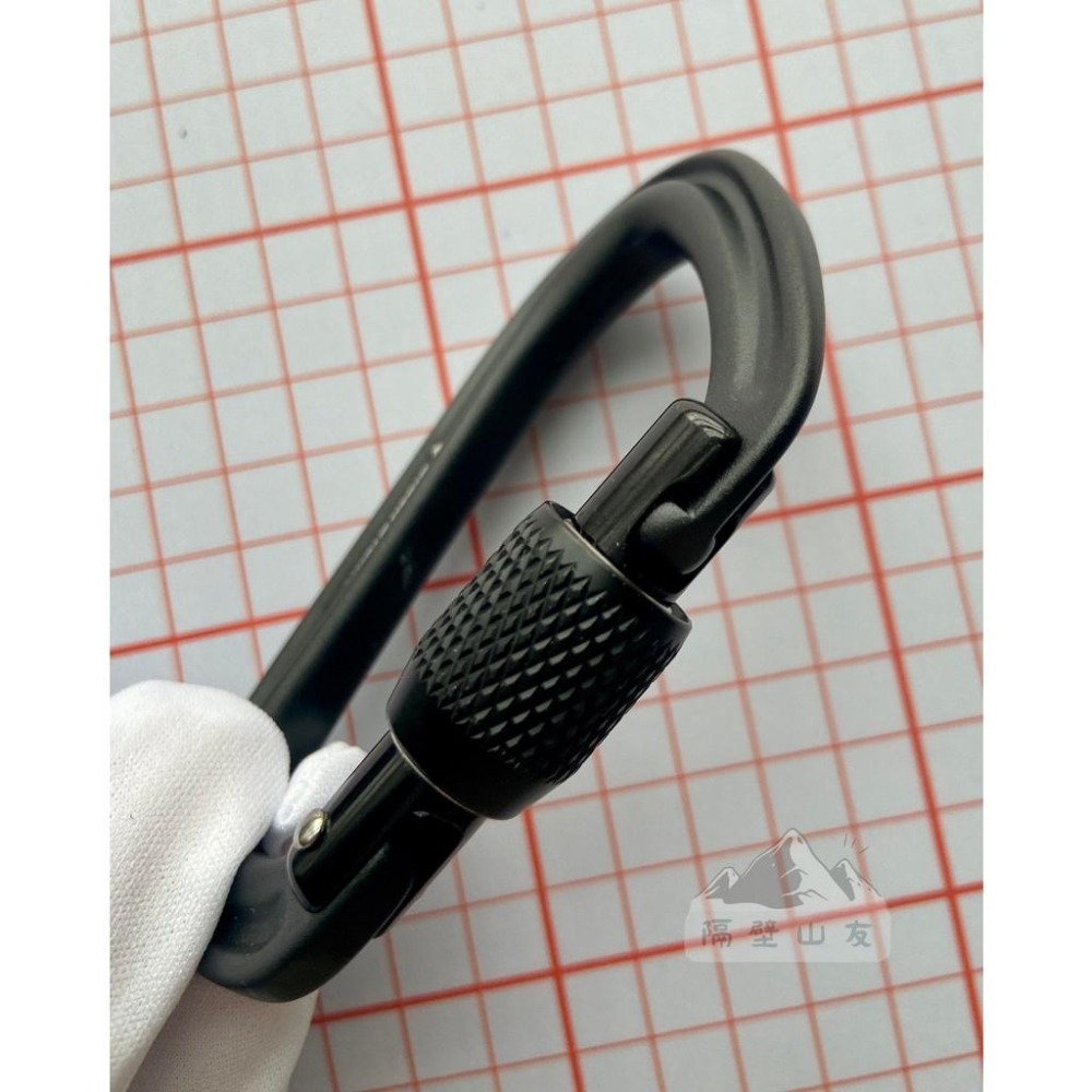 【隔壁山友】現貨+發票 Black Diamond Hotforge Screwgate 鉤環 黑色 攀岩鉤環-細節圖4