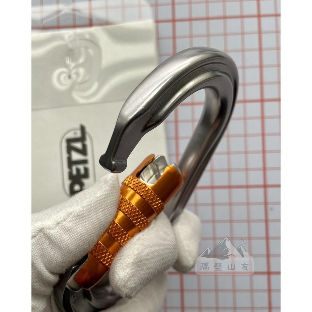【隔壁山友】現貨+發票 Petzl OK Triact Lock 自動鎖鉤環 三段鎖鉤環 OK鉤環 攀岩 勾環-細節圖4
