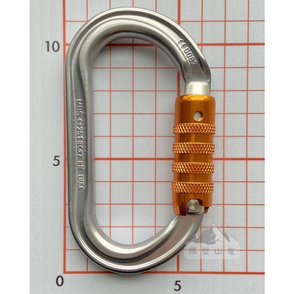 【隔壁山友】現貨+發票 Petzl OK Triact Lock 自動鎖鉤環 三段鎖鉤環 OK鉤環 攀岩 勾環-細節圖2