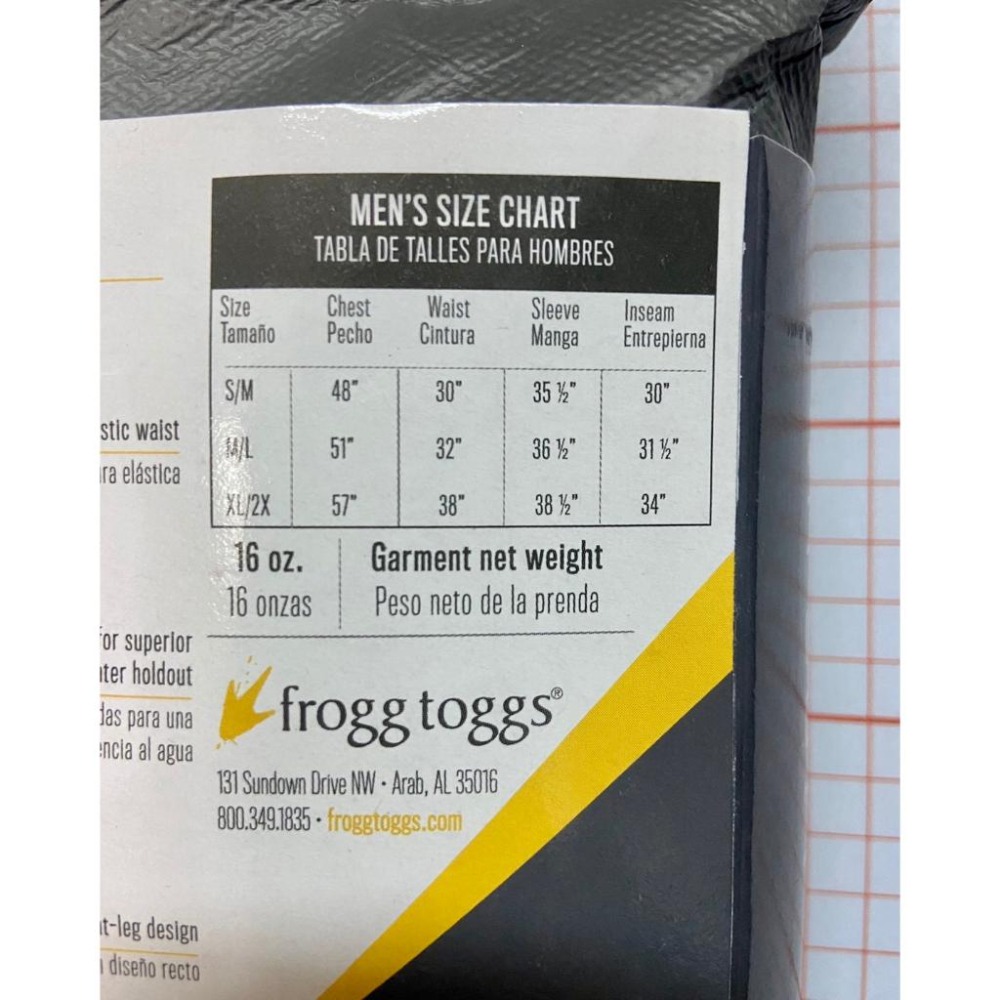 【隔壁山友】現貨+發票 Frogg Toggs Pro Lite 防水雨衣套裝 男款雨衣 輕量雨衣 雨衣-細節圖4