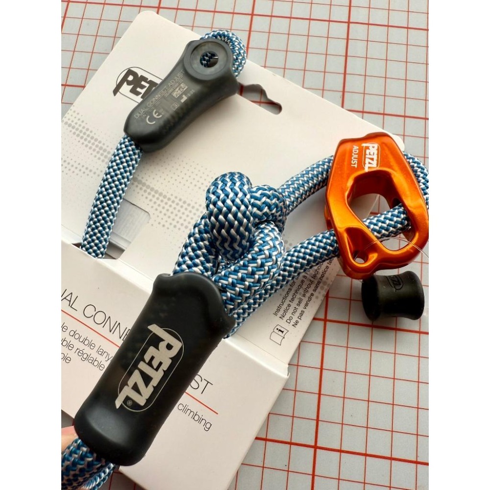 【隔壁山友】現貨+發票 Petzl Dual Connect Adjust 單邊可調整雙繩挽索 攀岩 溯溪-細節圖3