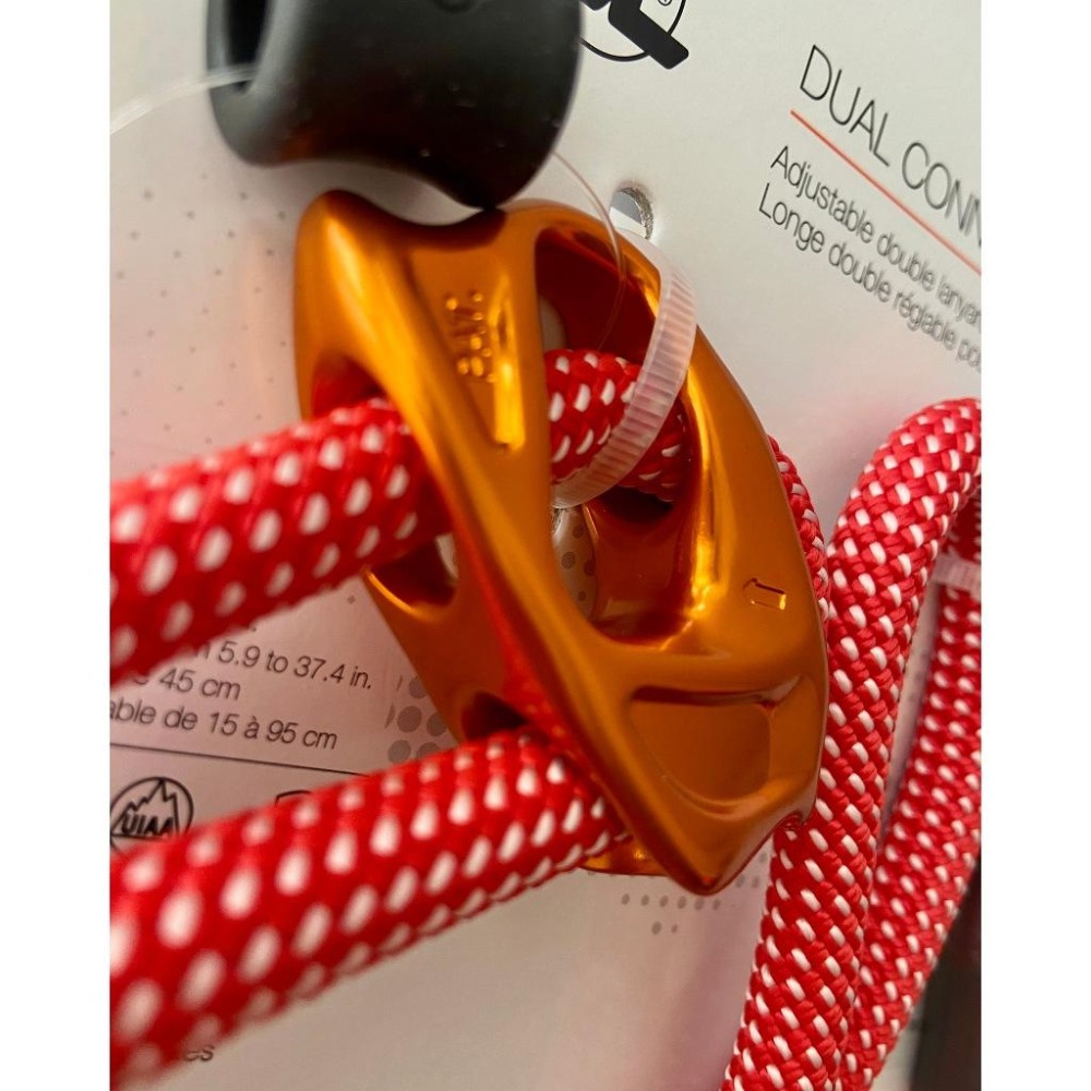 【隔壁山友】現貨+發票 Petzl Dual Connect Adjust 單邊可調整雙繩挽索 攀岩 溯溪-細節圖5