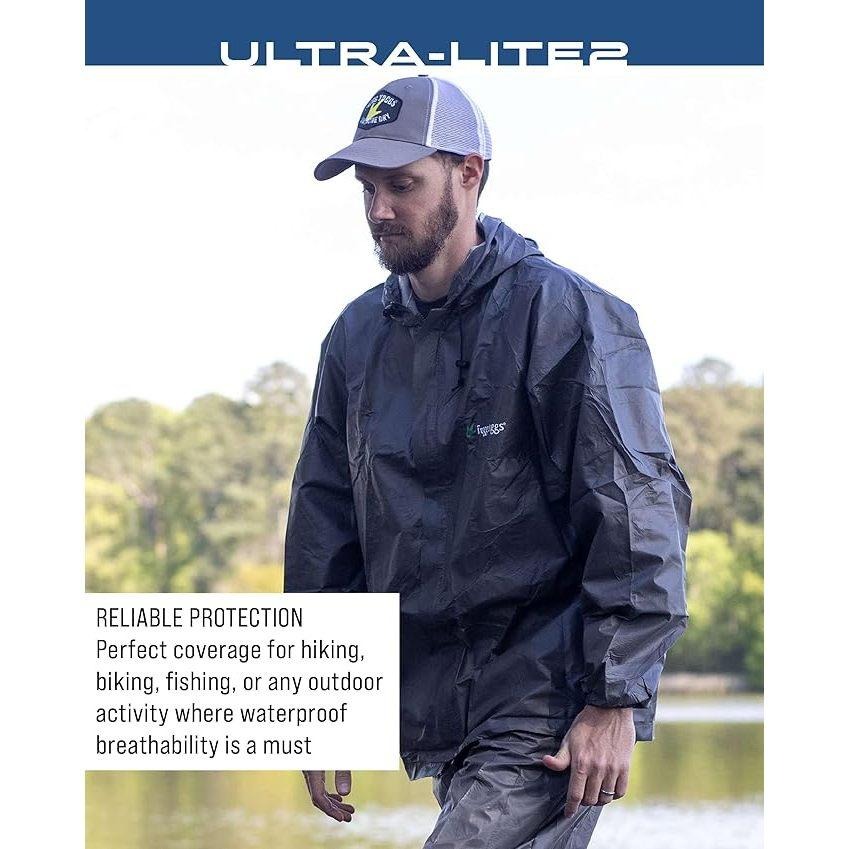 【隔壁山友】現貨+發票 Frogg Toggs Ultra-Lite²  防水雨衣套裝 輕量雨衣 雨衣 男款-細節圖4