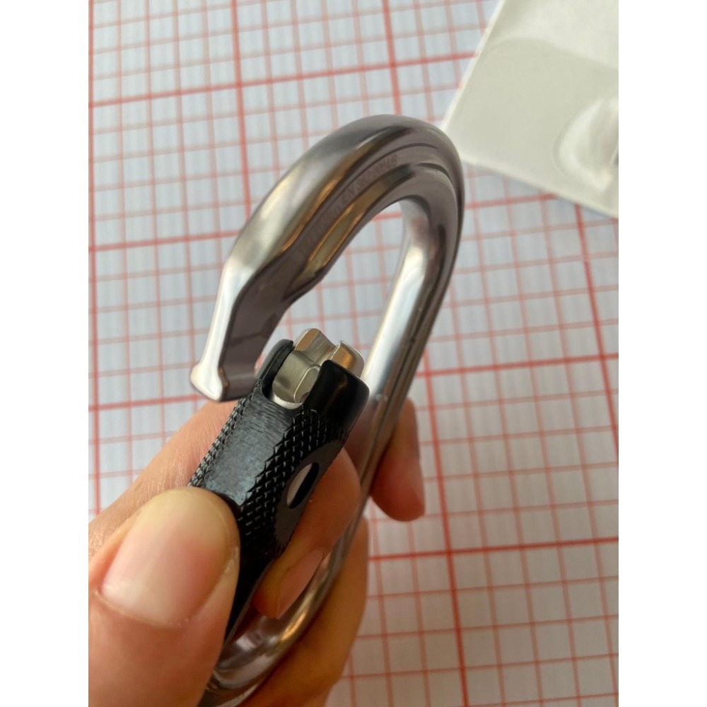 【隔壁山友】現貨+發票 Petzl OK Ball-Lock Carabiner 鉤環 攀岩-細節圖3