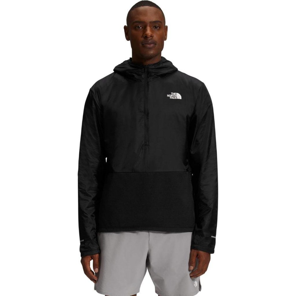 【隔壁山友】二手近新 The North Face Winter Warm ¼-Zip 北臉 帽T 外防風 內抓絨格-細節圖7