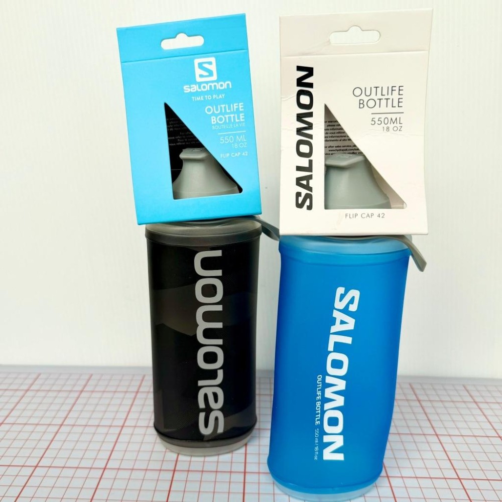 【隔壁山友】現貨+發票 Salomon Outlife Bottle 550ml 運動水瓶 水瓶 軟水瓶 軟水壺-細節圖7