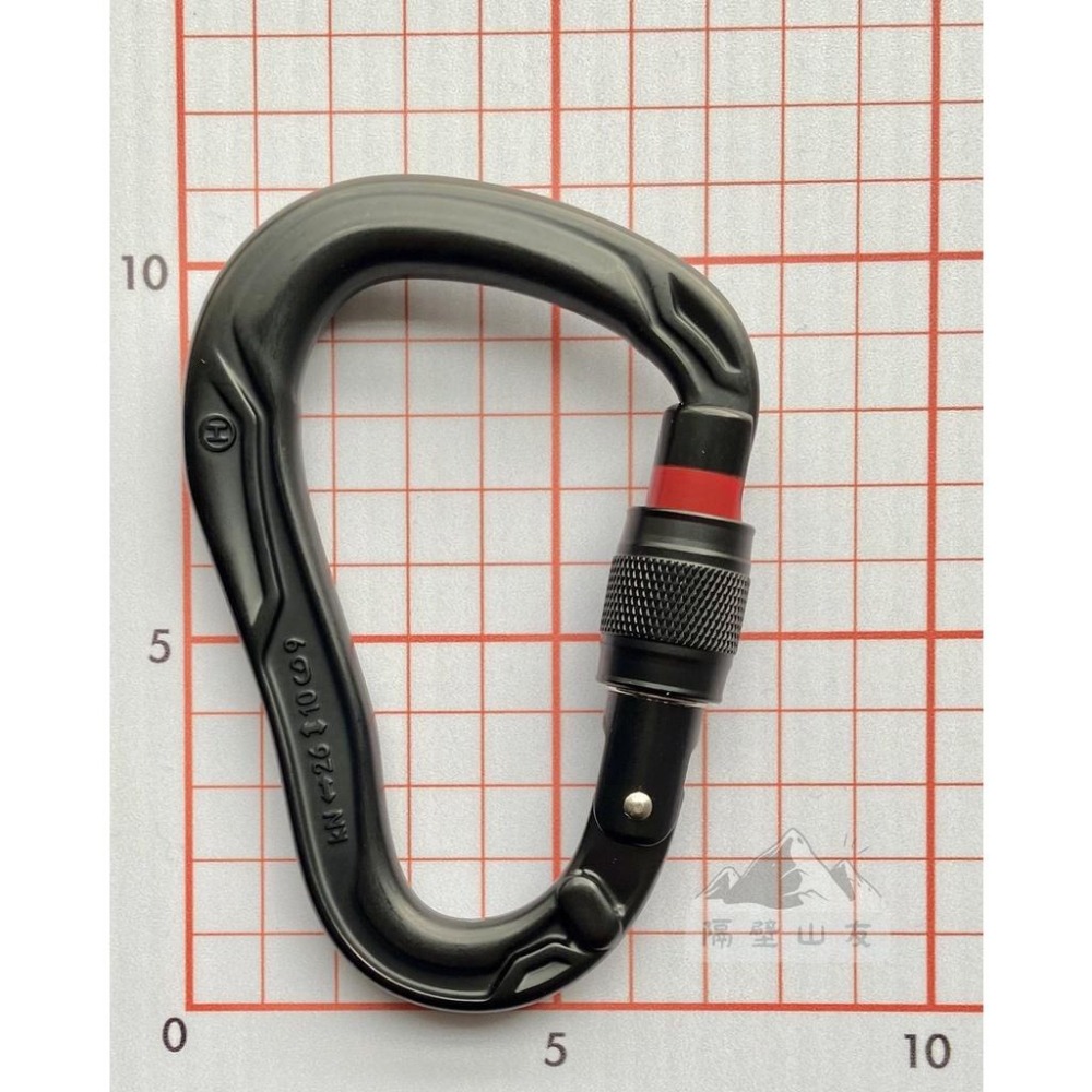 【隔壁山友】現貨+發票 純黑Edelrid HMS Bullet Screw 鉤環-細節圖2