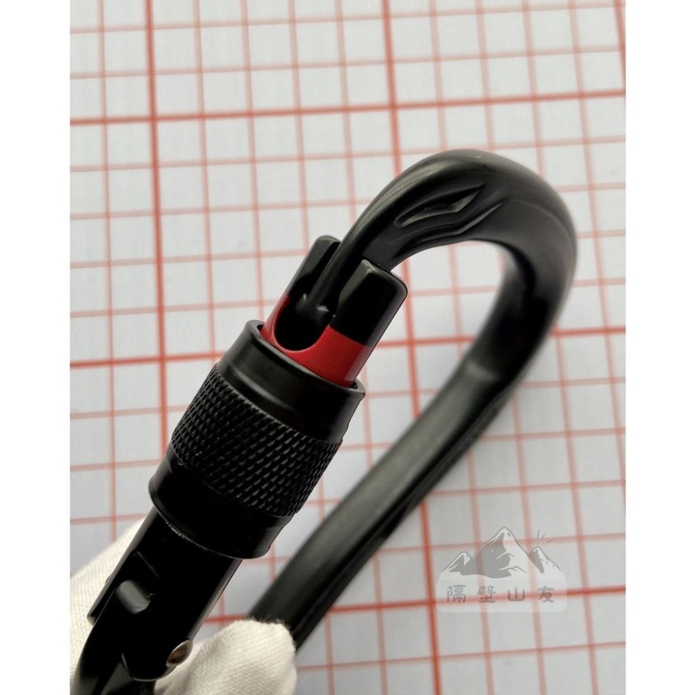 【隔壁山友】現貨+發票 純黑Edelrid HMS Bullet Screw 鉤環-細節圖3