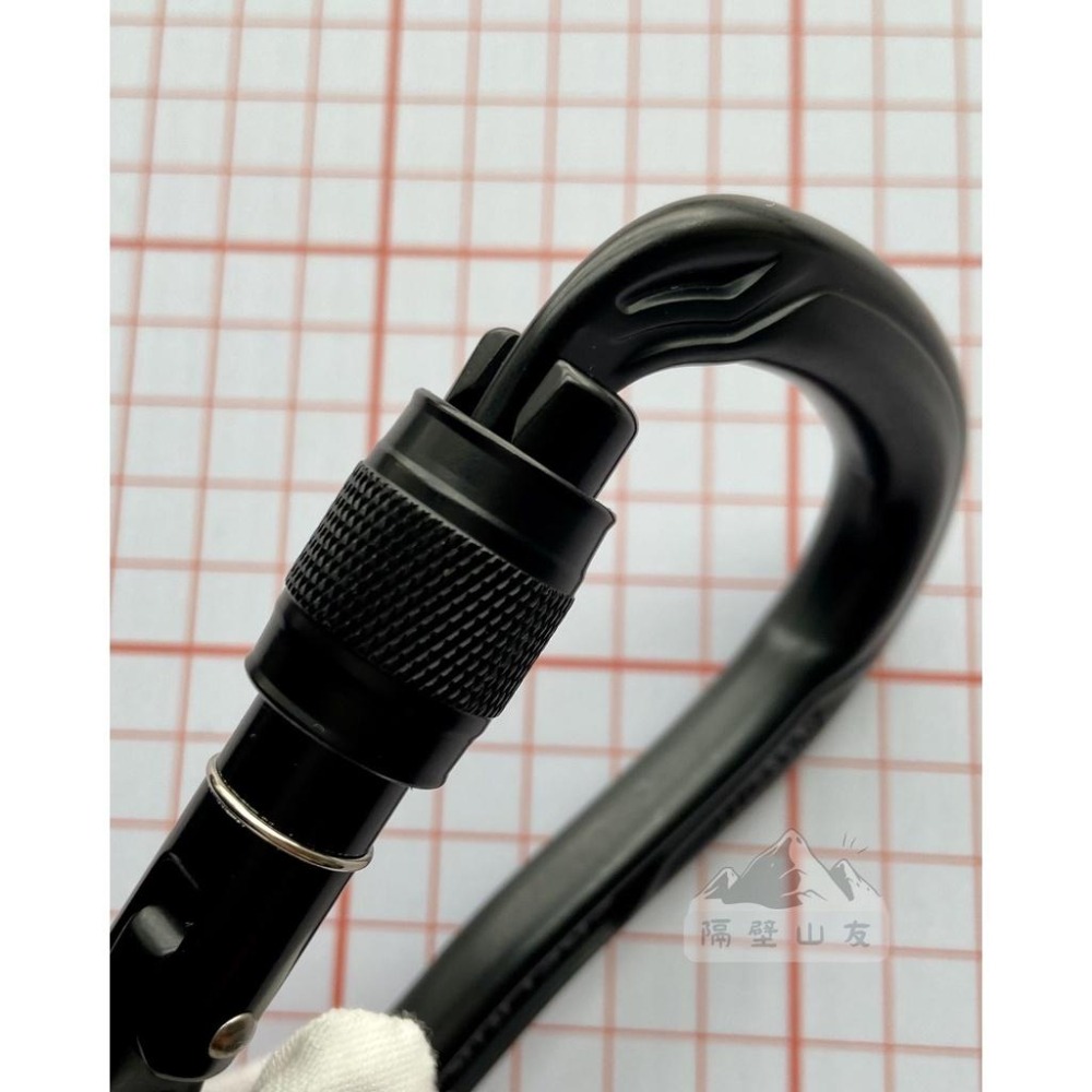 【隔壁山友】現貨+發票 純黑Edelrid HMS Bullet Screw 鉤環-細節圖4