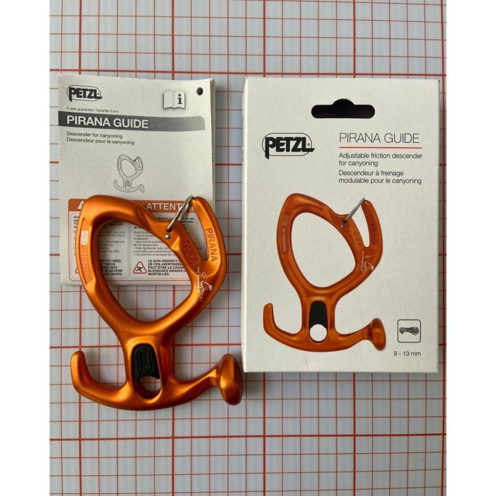 【隔壁山友】現貨+發票 Petzl Pirana Guide 2023 八字環 下降器 攀岩 溯溪 溪降-細節圖3
