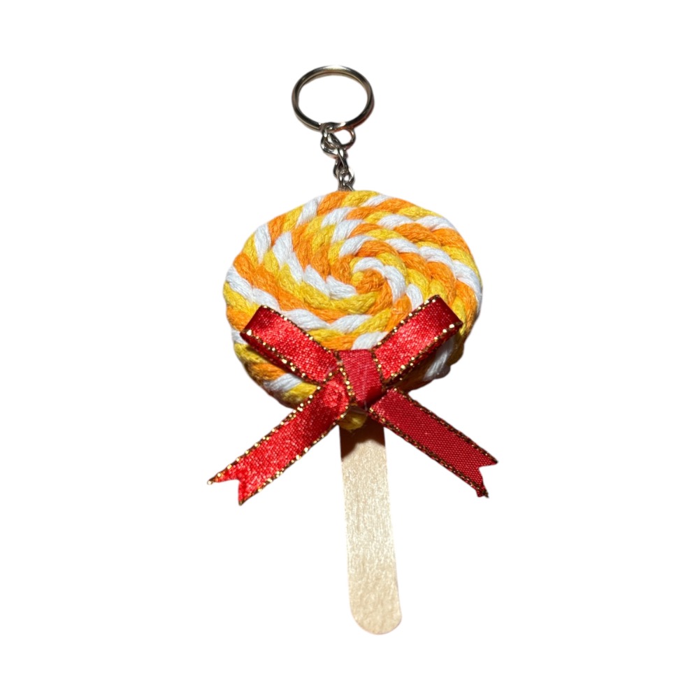 🌞暖暖手作小窩🌞棒棒糖編織吊飾/聖誕節吊飾/婚禮小物-細節圖3