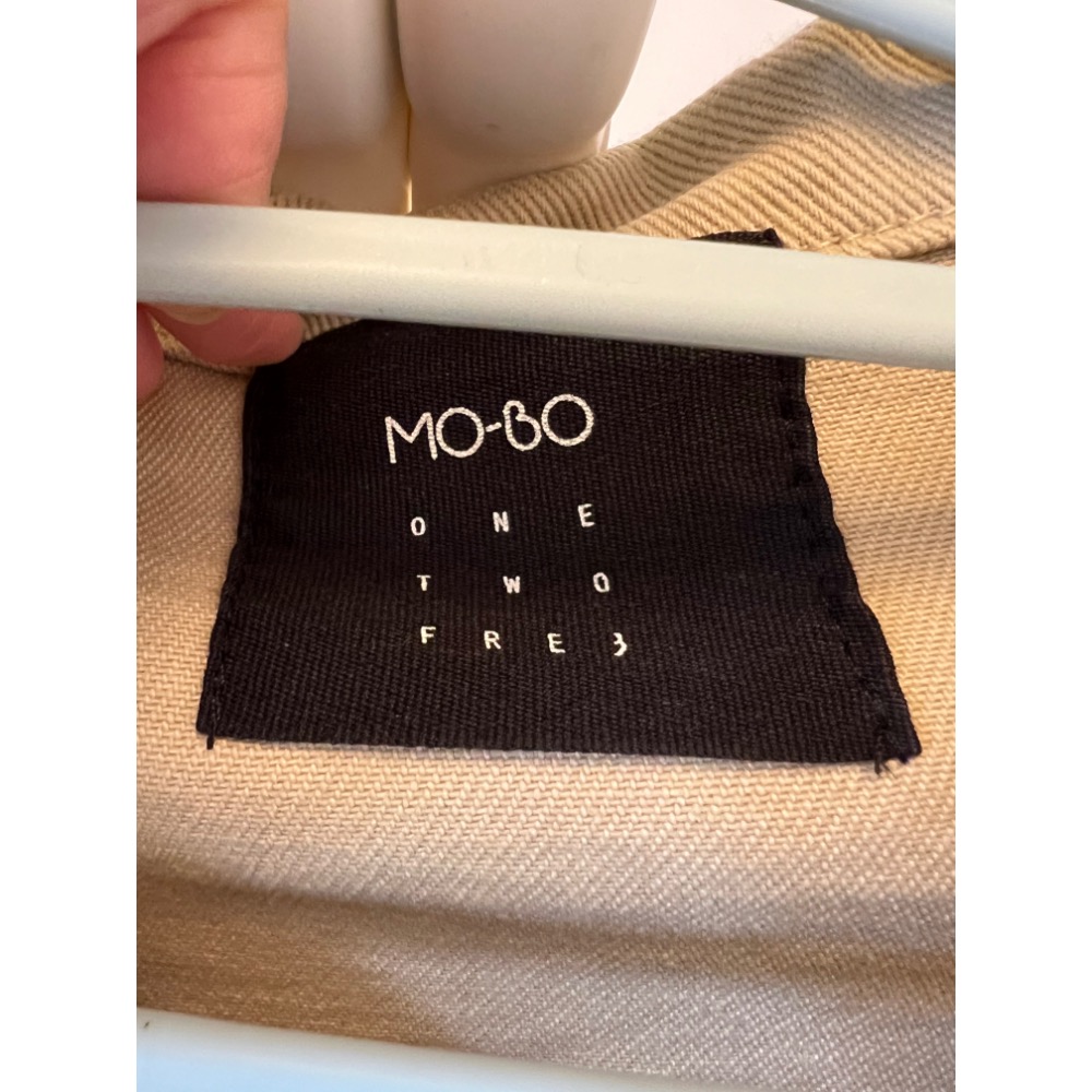 二手MO-BO卡其oversize大衣-細節圖5