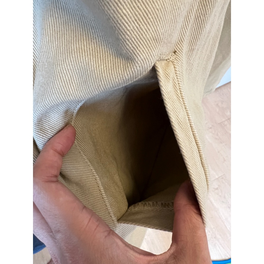 二手MO-BO卡其oversize大衣-細節圖6