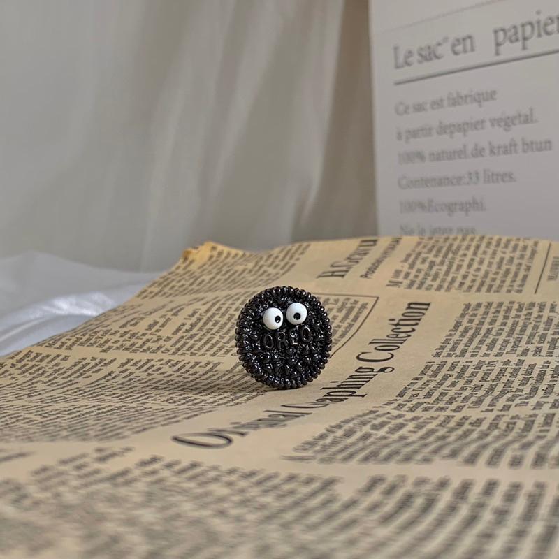 𝗦𝗽𝗿𝗶𝗻𝗚𝘂𝗮｜現貨｜餅乾小精靈戒指 可愛日系迷你精緻少女心趣味創意-細節圖3