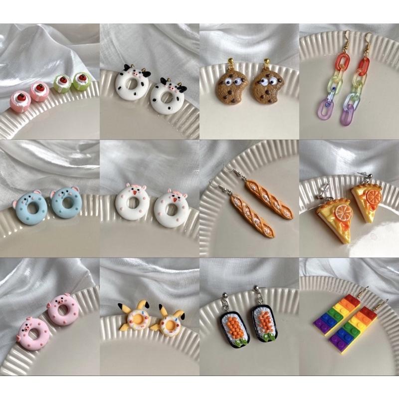 𝗦𝗽𝗿𝗶𝗻𝗚𝘂𝗮｜現貨｜ $99超值清倉飾品福袋 日系軟妹可愛袖珍手作飾品項鍊耳環耳夾手環戒指髮夾無耳洞-細節圖4