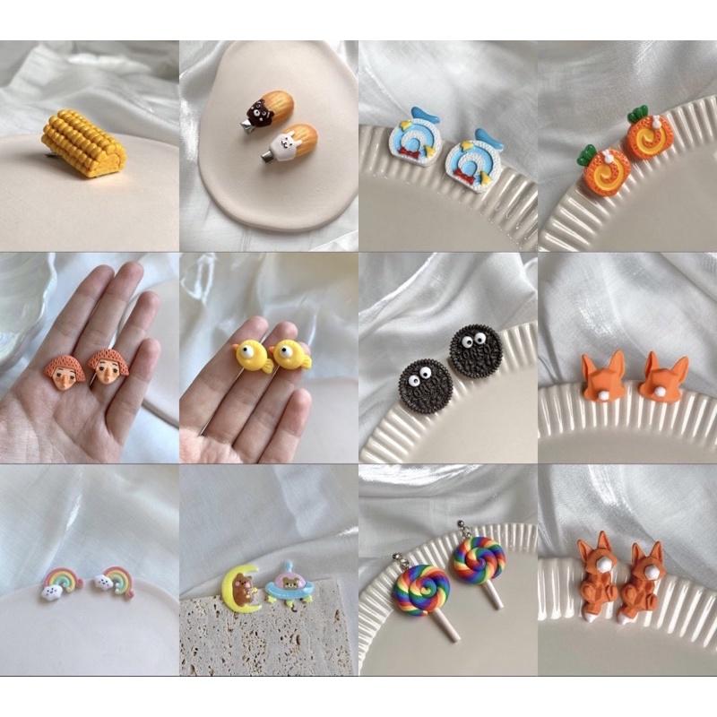 𝗦𝗽𝗿𝗶𝗻𝗚𝘂𝗮｜現貨｜ $99超值清倉飾品福袋 日系軟妹可愛袖珍手作飾品項鍊耳環耳夾手環戒指髮夾無耳洞-細節圖5