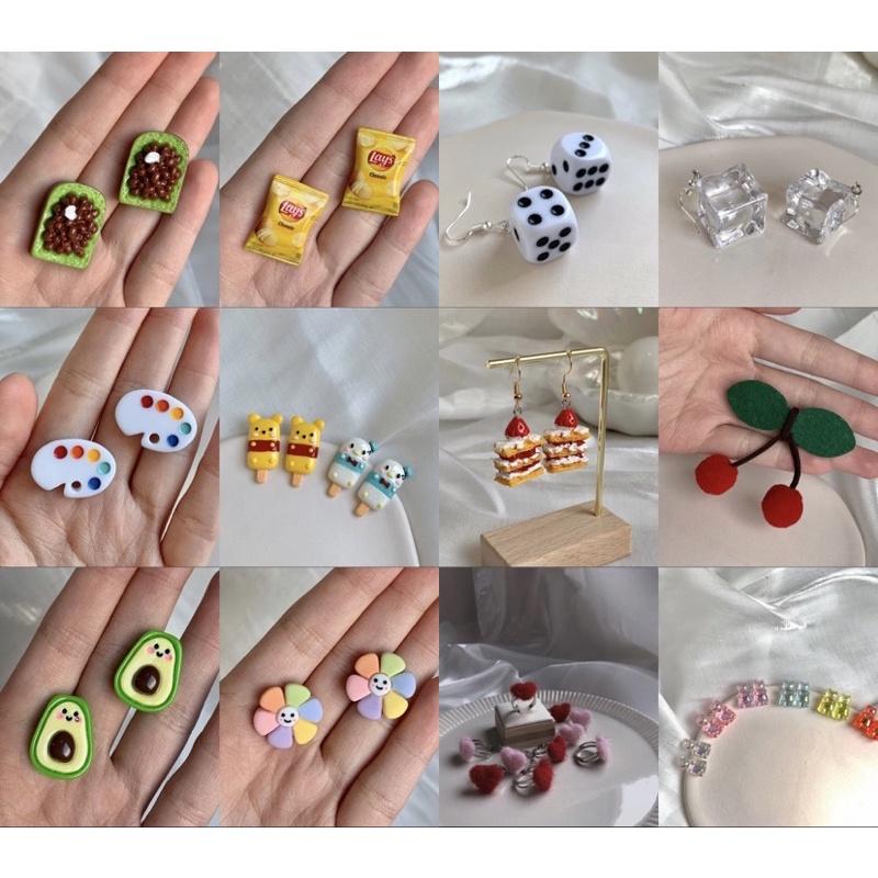 𝗦𝗽𝗿𝗶𝗻𝗚𝘂𝗮｜現貨｜ $99超值清倉飾品福袋 日系軟妹可愛袖珍手作飾品項鍊耳環耳夾手環戒指髮夾無耳洞-細節圖9