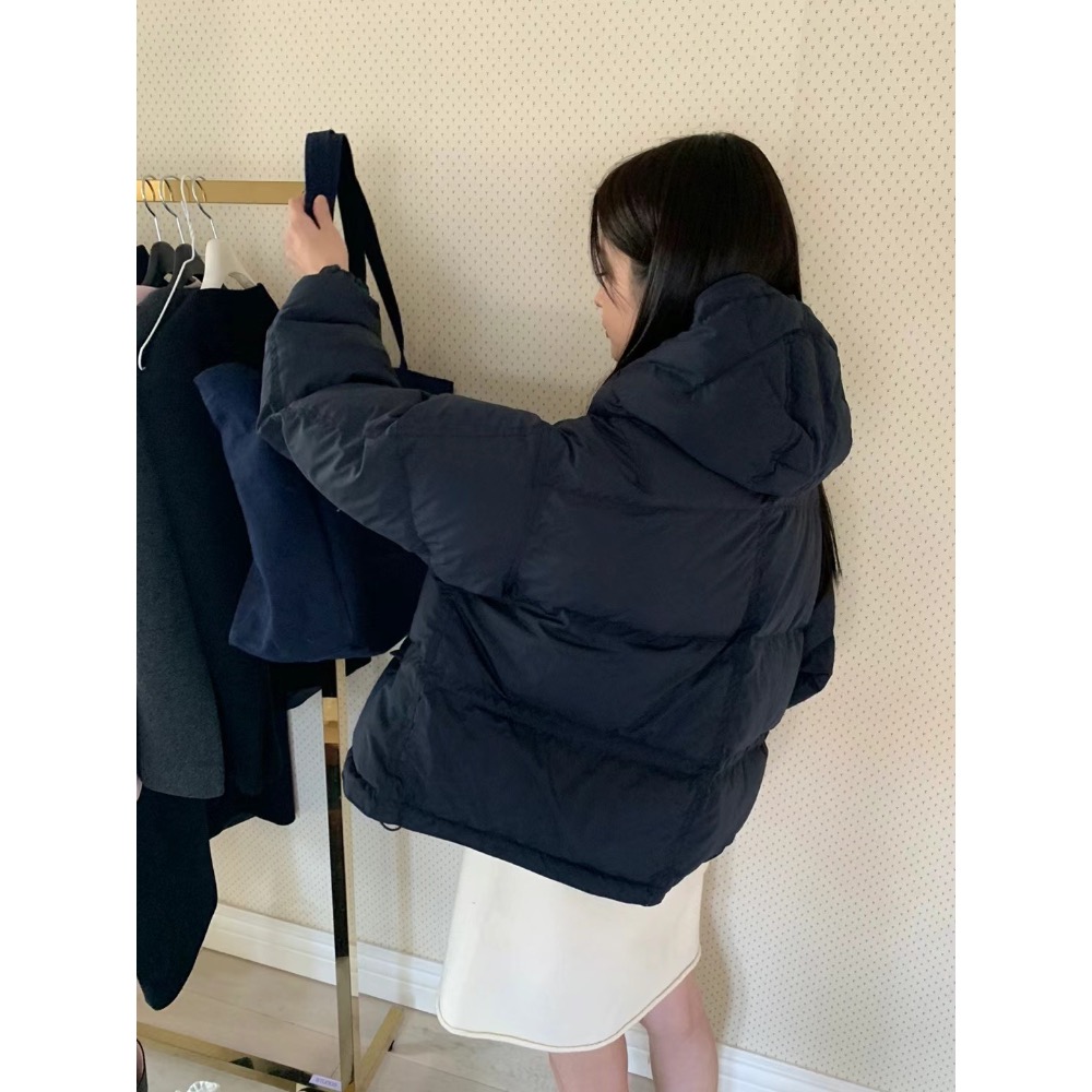 ［正韓預購］最美設計家鴨絨連帽羽絨外套-細節圖7