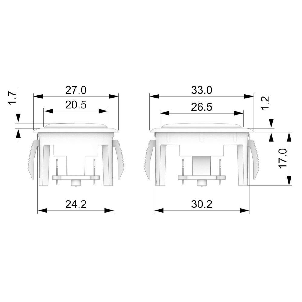 PWS(PUNK WORKSHOP) 朋克車間  BLAZE滑鼠微動按鍵   MX軸體-細節圖3